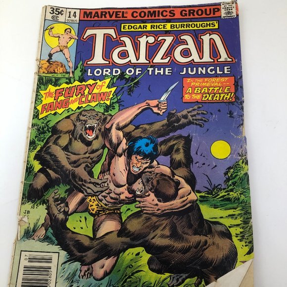 Tarzan Comic Book | Other | Tarzan Lord Of The Jungle 4 Fury Of Fang ...